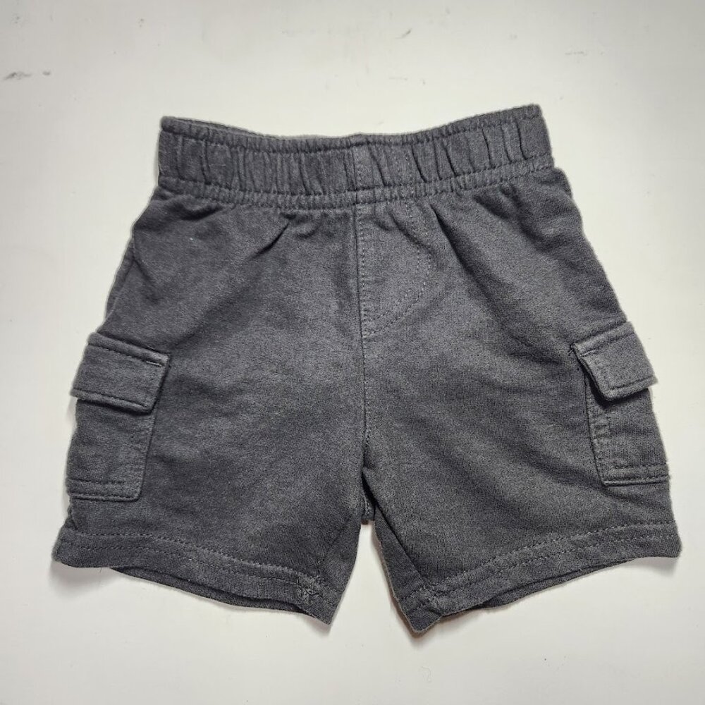 Size 9M Jumping Beans Shorts Cargo baby Clothing 9 Months Gray Grey